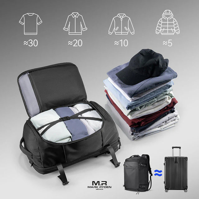 Mochila para Laptop Mark Ryden Repelente al agua con Gran Capacidad para Trabajo y Viaje MR 8288