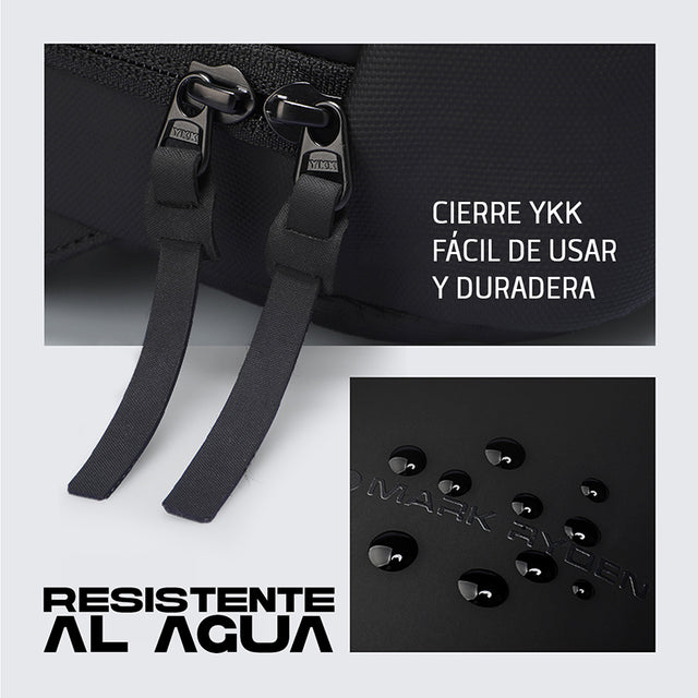 Bolso Bandolera Piel Sintética Impermeable, Minimalista y de Gran Capacidad MR 303