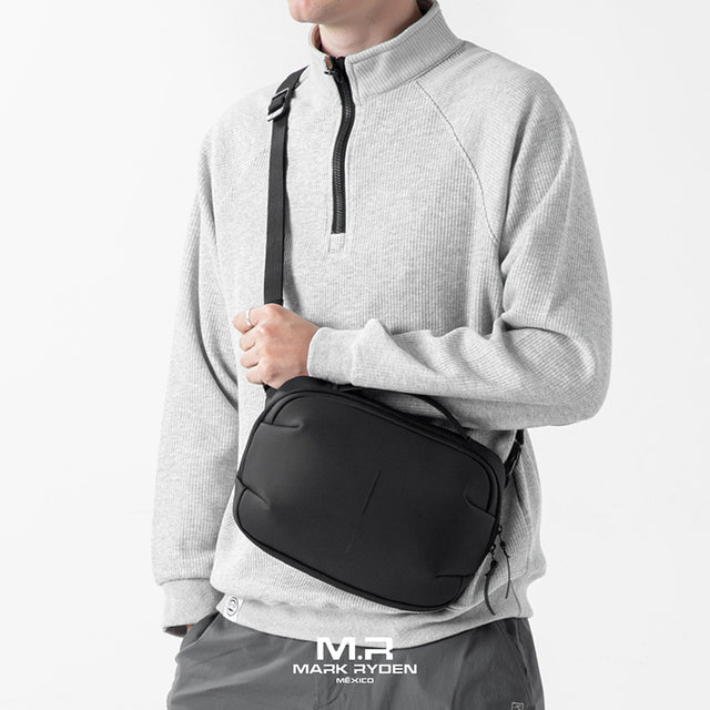 Bolso Bandolera Piel Sintética Impermeable, Minimalista y de Gran Capacidad MR 303