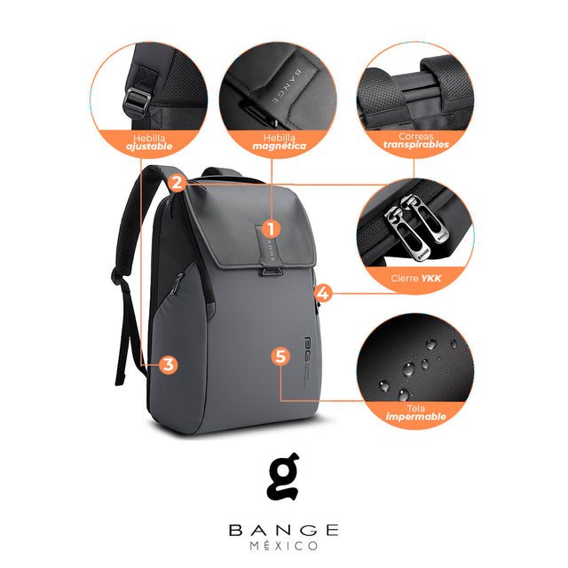 Mochila BANGE elegante y única Modelo BG-2581