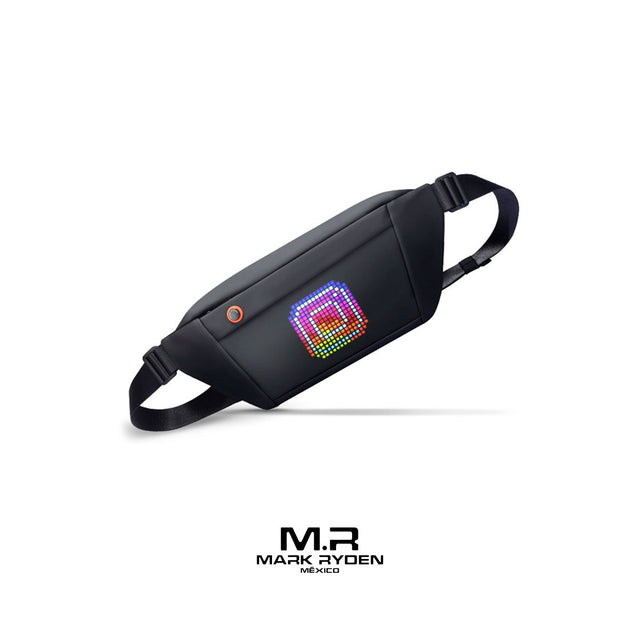Bolsa Negra Estilo Mensajero con luz LED Mark Ryden Modelo 2588